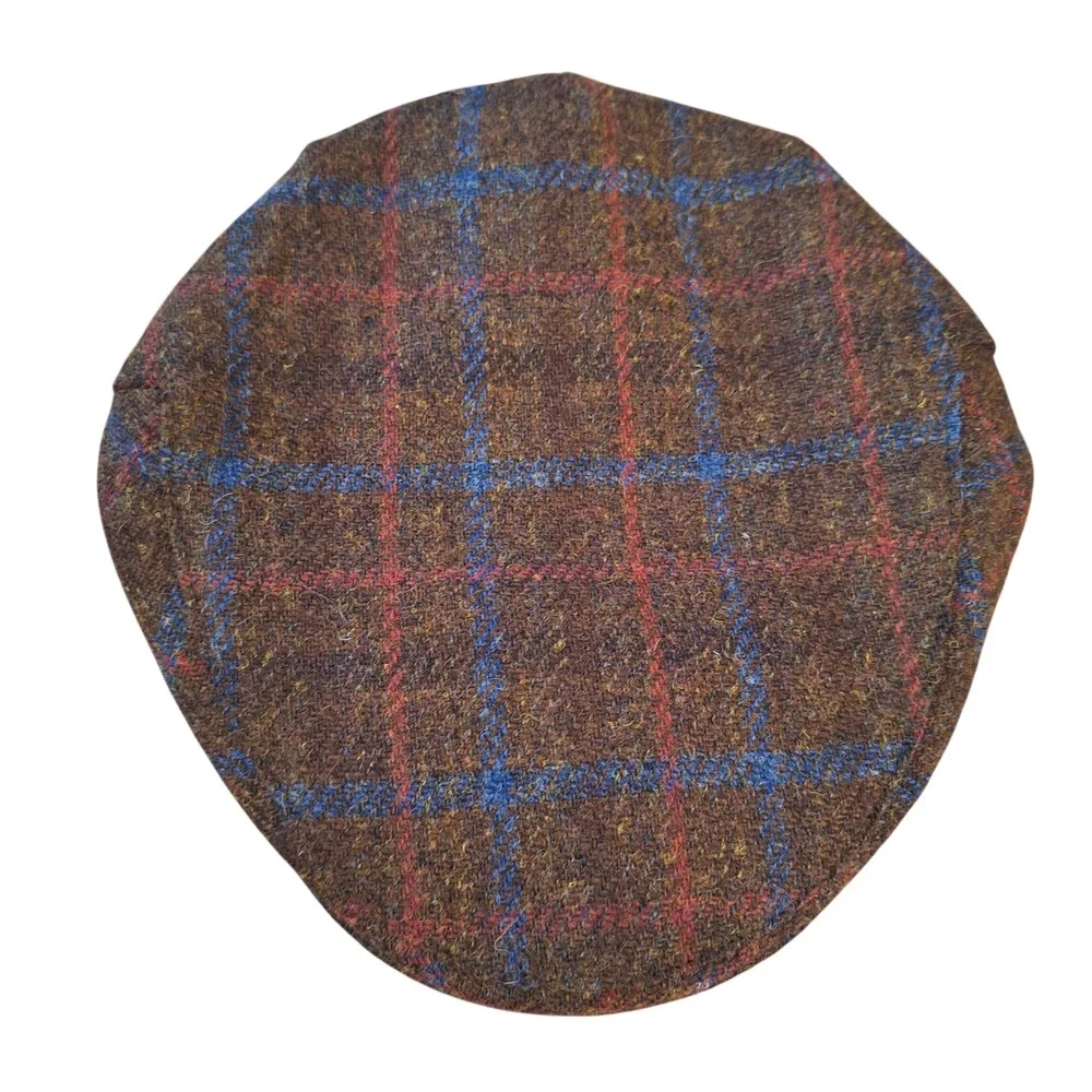 Glen Appin Scotland Harris Tweed Wool Newsboy Cap Hat Peaky Blinders Ivy League